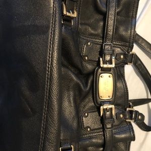 Michael Kors LARGE Satchel - BLACK Jet Set Bag